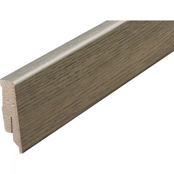 Podlahová lišta ACARA AP34/1 soklová lišta TYP 60, MDF + fólie dub Antic, 60 mm, 2,6 m AAK 598/06