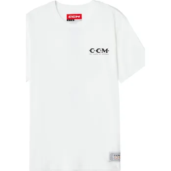 Pánské tričko Pánské tričko CCM 125 Anniversary SS Tee B White XXL