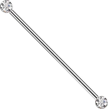 Piercing Šperky4U Industrial PUSH IN piercing TITAN - TIT1394-C