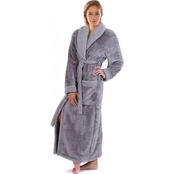 Dámské noční prádlo Dámský župan Alta 2143 ultimate Grey - Vestis S