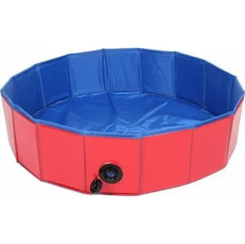 Hračka pro psa Splash bazén pro psy červená průměr 160 cm