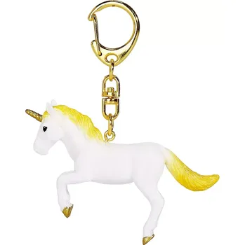 Přívěsek na klíče Mojo Jednorožec ve skoku žlutý