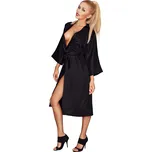 Dámský dlouhý župan 115 Černá - DKaren XXL černá