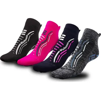 Pánské ponožky R-EVENGE Sada 3 ponožek Pilates ve 3 různých barvách za cenu 2 38/41 ČERNÁ