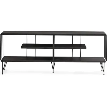 Televizní stolek Televizní stolek VORNOR, tmavě hnědá + vyzvednutí ZDARMA