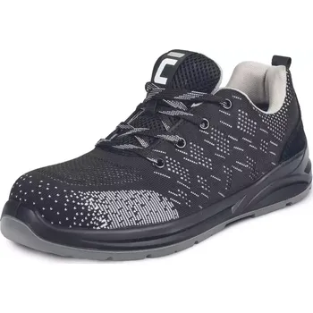 Pracovní obuv GERA S1P SR polobotka černá/šedá - 42