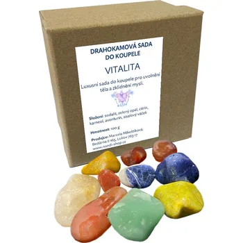 Drahokamová sada do koupele VITALITA