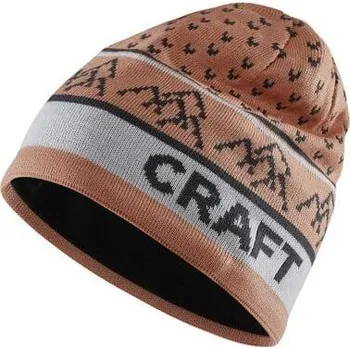 Čepice Craft CORE Backcountry Knit 1912379 čepice - oranžová (S) S-M