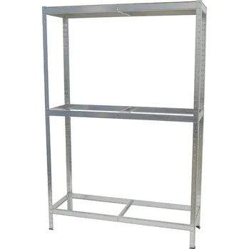 Dílenský regál Matabro MB-SH06, Policový regál na pneu | 3 police | 1200 x 400 x 1800 mm