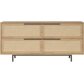 Komoda Komoda VELVON typ 1, vlašský ořech/dub + vyzvednutí ZDARMA