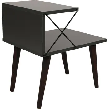 Noční stolek Noční stolek JERSON, antracit + vyzvednutí ZDARMA