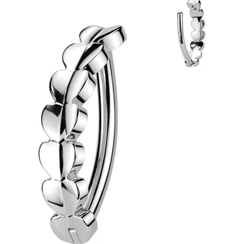 Piercing Šperky4U Piercing do pupíku se štítem TITAN - TIT1431