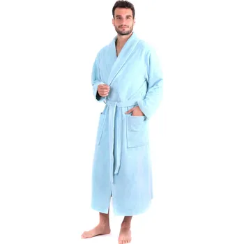 Pánský župan Unisex župan Tampa 2149 ledová modrá - Vestis XXL