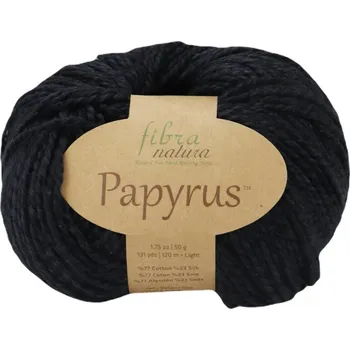 Příze Fibra Natura Papyrus 229-26 černá