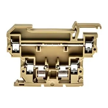 Rozvaděč Svorkovnice na lištu DIN s pojistkou, řada: KDKS 5 x 20mm Hnědá