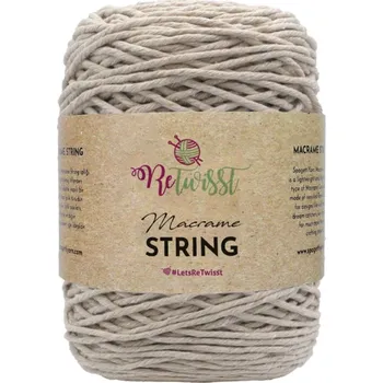 Příze ReTwisst Macrame String 3 mm 08 béžová