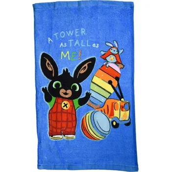 Dětský ručník BING! modrý 30X50cm Setino