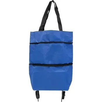 Nákupní taška Skládací nákupní taška velkokapacitní | ekologická taška - modrý