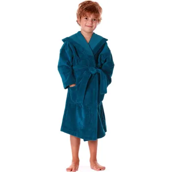 Dívčí župan Dětský župan Tampa s kapucí 9159 petrolejová - Vestis dětské č.104