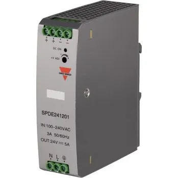 spínaný zdroj Carlo Gavazzi Spínaný Napájecí zdroj na lištu DIN, výstup: 12V dc, 6.3A, vstupní: 90 → 264V ac,75W