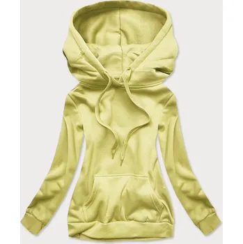 Dámská mikina Žlutá dámská tepláková mikina (W02-33) odstíny žluté XL (42)