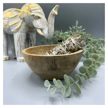 Vonná tyčinka Dřevěná miska Buddha