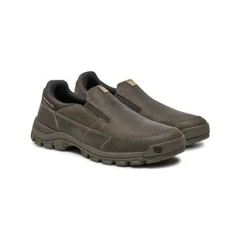 Pánské polobotky Polobotky CAT Footwear Threshold Slip On P726053 Hnědá 43