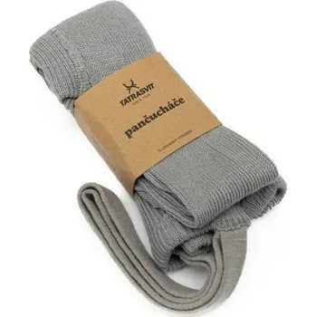 Kojenecké oblečení Tatrasvit Punčocháče s kšandami 100% bavlna ŠEDÁ - 70