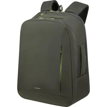 Městský batoh Samsonite Guardit Classy Batoh na notebook M 15,6" UNDERSEATER Zelený Gunmetal Green