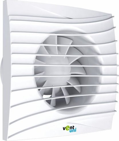 UNITRADE HK Ventilátor do koupelny VU-125-SF-C-T01-tichý, zpětná klapka, časovač, světelný senzor