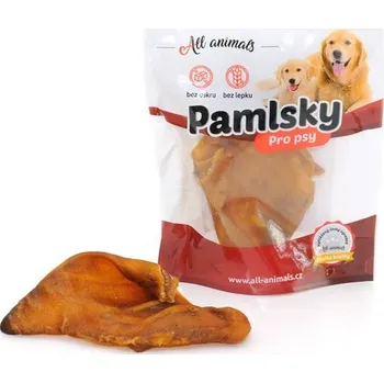 Pamlsek pro psa All Animals DOG pochoutka Vepřové ucho 2ks