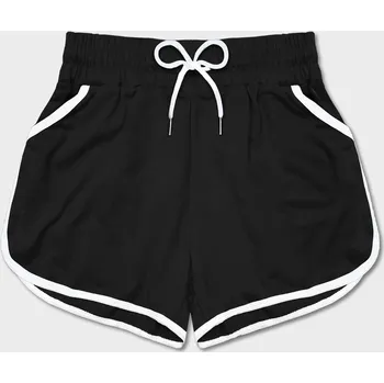 Kalhotky Černé dámské šortky s kontrastní lemovkou (8K208-3) odstíny černé M (38)