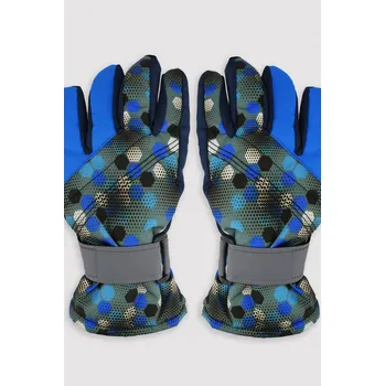 Dívčí oblečení LYŽAŘSKÉ RUKAVICE RN066 šedá 14