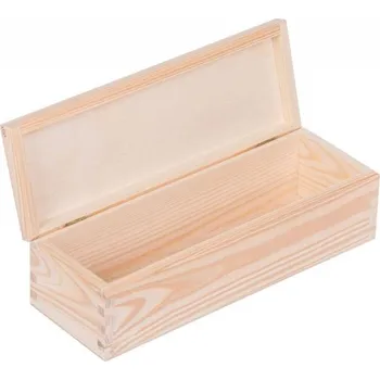 Dárková krabička Přírodní dřevěná dárková krabička - 28x9x8 cm