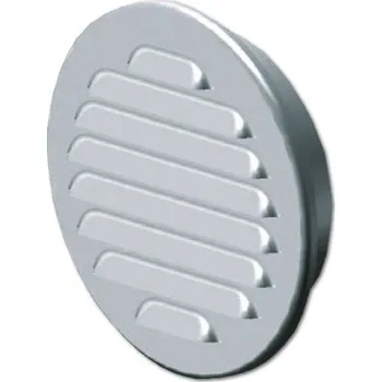 Větrací mřížka UNITRADE HK Mřížka větrací kruhová NEREZ se síťkou proti hmyzu Ø 125 mm
