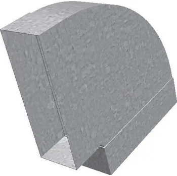 Vzduchotechnické potrubí UNITRADE HK Oblouk 90° 50x200 horizontální krátký