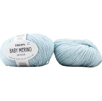 Příze Drops Baby Merino 53 pastelově modrá