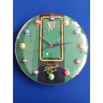 Hodiny Hodiny Billiard Ball 12, druhá jakost