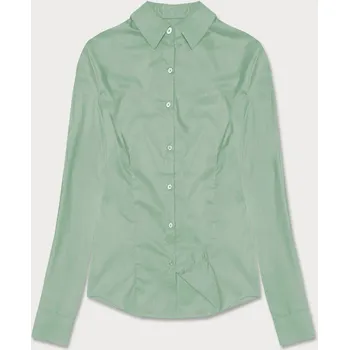 Dámská košile Světle zelená klasická dámská košile (HH039-39) odstíny zelené L (40)
