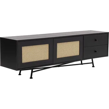 Televizní stolek Televizní stolek ZALNOR typ 2, černá + vyzvednutí ZDARMA