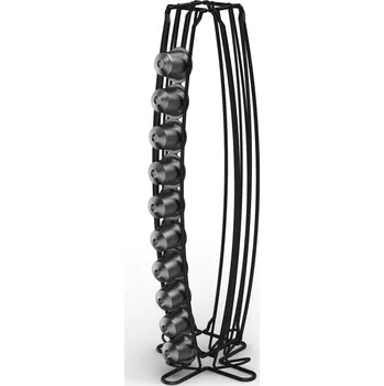 Příslušenství pro přípravu kávy Xavax Barista stojan/ držák pro 40 kapslí Nespresso, kovový, matný černý