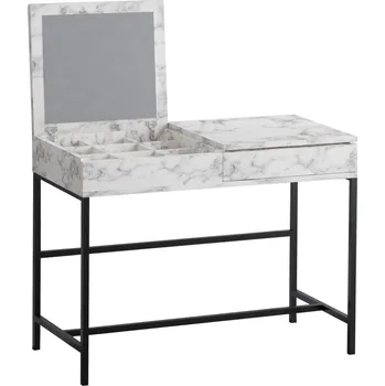 Postel Toaletní stolek HARTREL, mramor + vyzvednutí ZDARMA