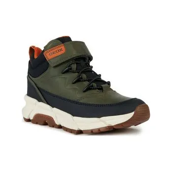 Dámská obuv Kozačky Geox J Flexyper Plus Boy J36LCG 0MEFU C0623 M Khaki 32
