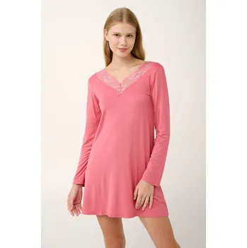 Dámská noční košile Vamp Mikromodalová noční košile s krajkou 21948