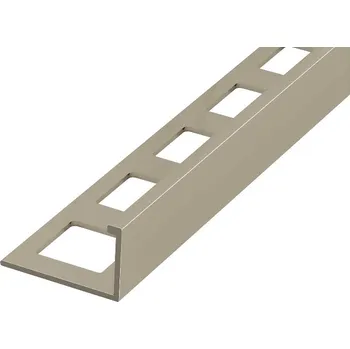 Podlahová lišta ACARA SP6/1 ukončovací lišta L, AAR, PVC šedobéžová, 12,5 mm, 2,5 m AAR-1205/V