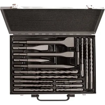 Pneumatické kladivo Sada sekáčů a vrtáků (17ks) SDS plus STAVTOOL