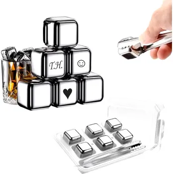 Hračka pro nejmenší Chladící kostky ocelové sada 6ks