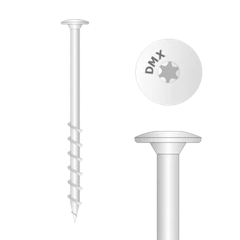 Vrut DOMAX DMX Vrut do porobetonu 8x160mm talířová hlava