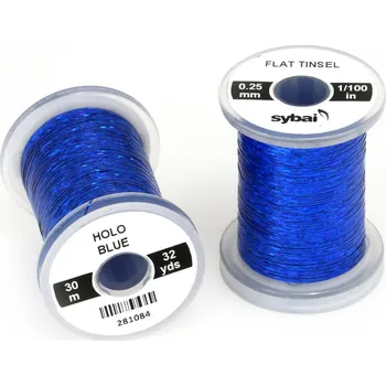 Sybai Plochá Lametka Flat Tinsel Holographic Blue 0,25 mm