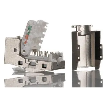 Síťový konektor JACK KEYSTONE C6A SHIELDED TOOL LESS